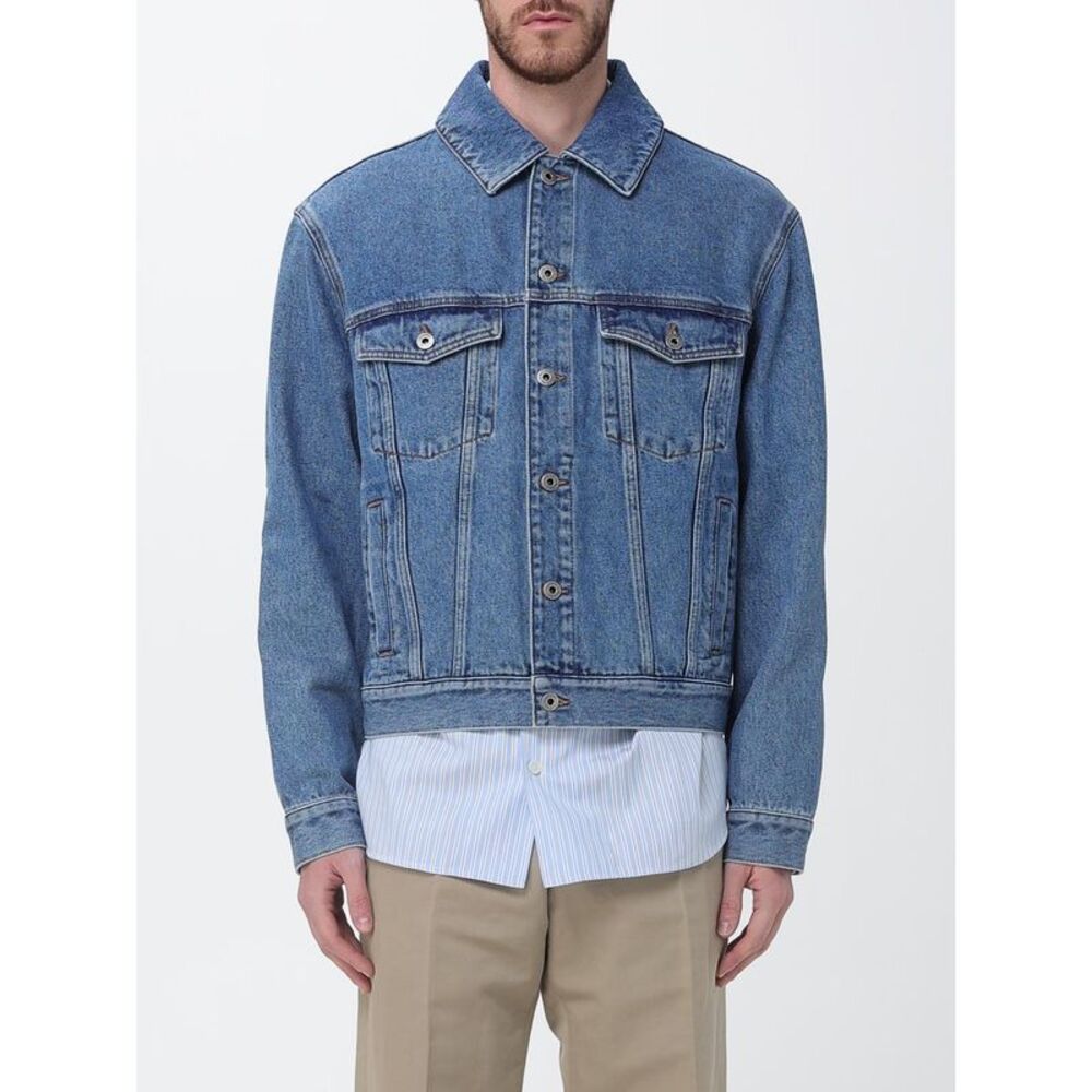 Loewe Jacket Men Gnawed Blue